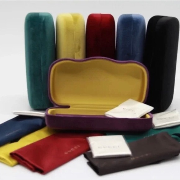 GUCCI WOMENS SQUARE BLACK GOLD GREY SUNGLASSES GG0654S-30008562-001 - Picture 12 of 12